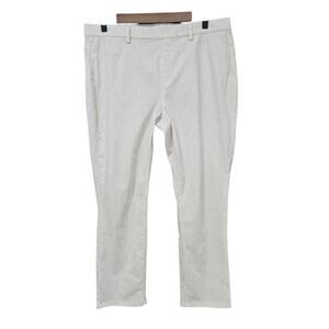 Uniqlo Ultra Stretch Cropped Legging Pants White Size XXL